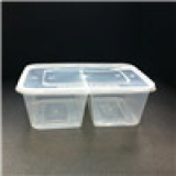 Two Compartments Fast Food Container 850ml